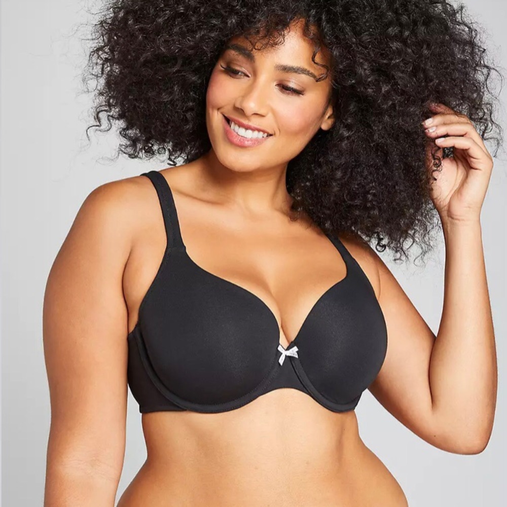Lot of 3 Cacique 34 H Cotton T-Shirt Bras